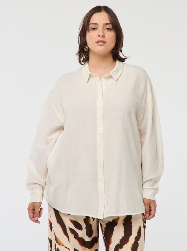 بلوزة Blusa vaporosa de mezcla