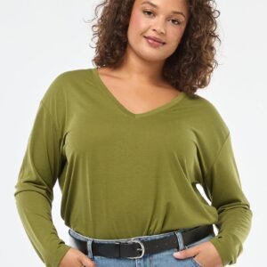 قميص Camiseta básica cuello en V