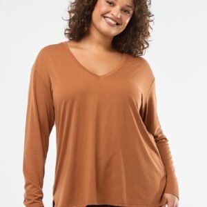 قميص Camiseta básica cuello en V