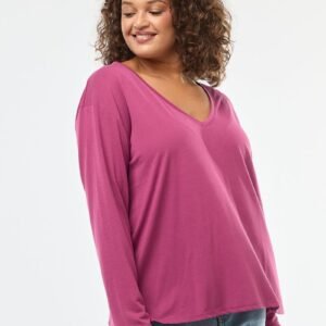 قميص Camiseta básica cuello en V