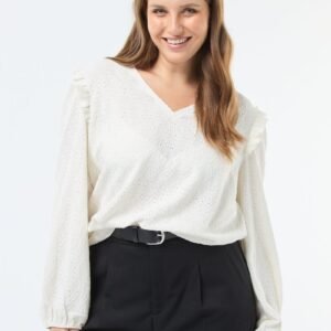 قميص Camiseta de punto calado