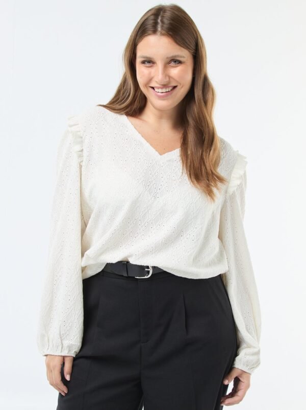 قميص Camiseta de punto calado