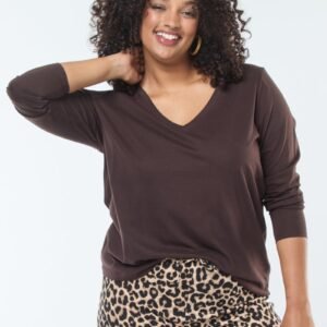 قميص Camiseta de punto en V