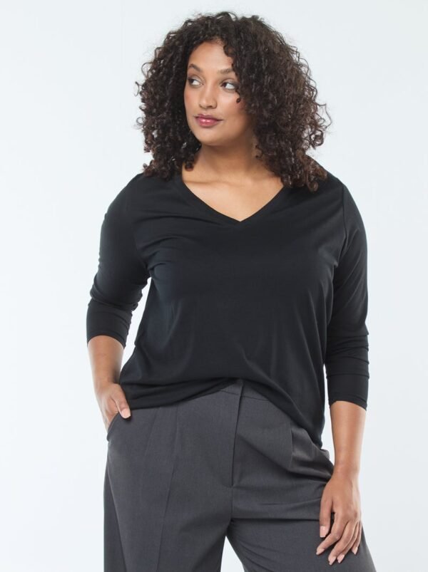 قميص Camiseta de punto en V