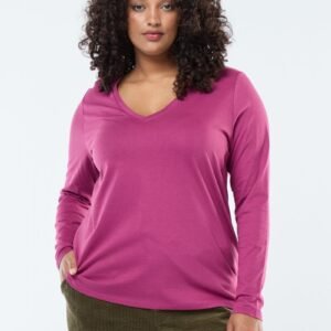 قميص Camiseta de punto en V