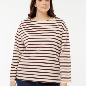 قميص Camiseta marinera oversize