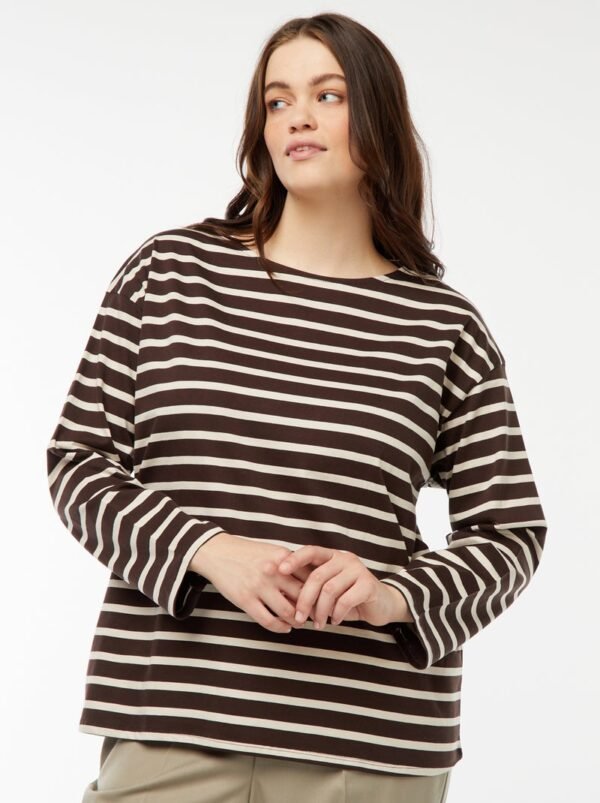 قميص Camiseta marinera oversize