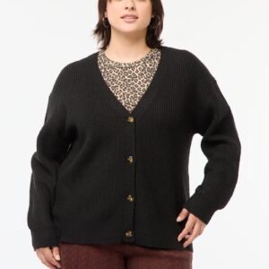 cardigan-de-punto-de-canale-negro-dvc17_4_hd1 سترة Cárdigan de punto