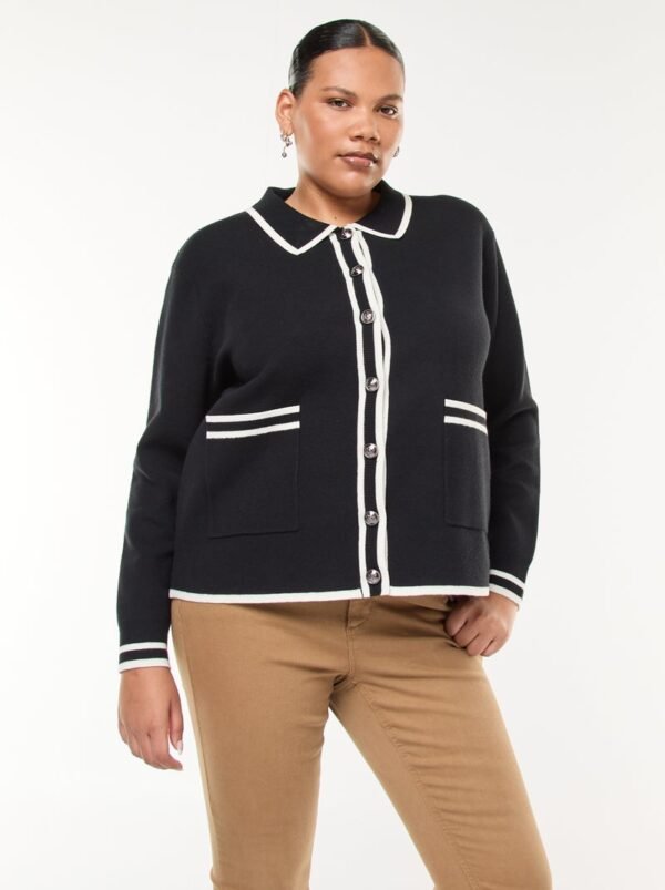 سترة Cárdigan de punto grueso