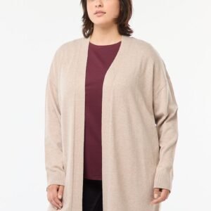 سترة Chaqueta larga abierta fina