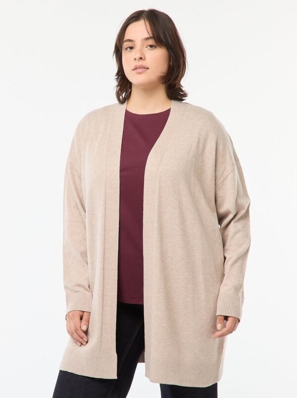 سترة Chaqueta larga abierta fina