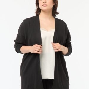 سترة Chaqueta larga abierta fina