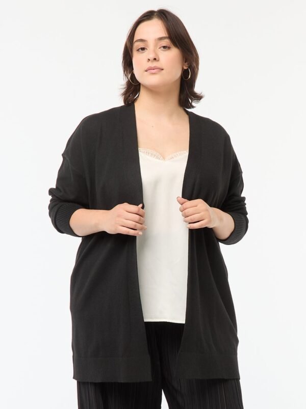 سترة Chaqueta larga abierta fina