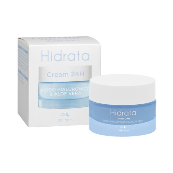 كريم ترطيب البشرة بعمق وتهدئتها ácido hialurónico y aloe vera