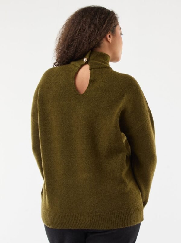 تريكو Jersey alto con abertura