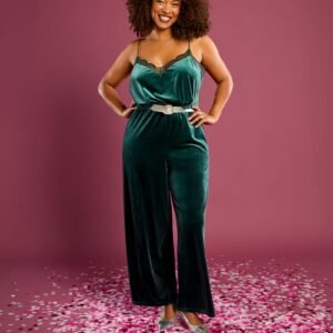 بنطلون Pantalón ancho de terciopelo