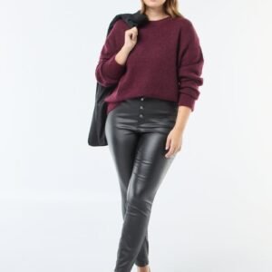 بنطلون Pantalón recto satinado