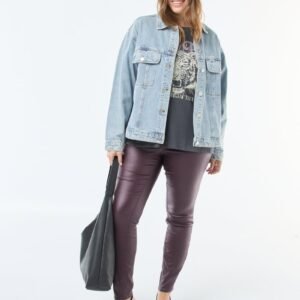 بنطلون Pantalón recto satinado