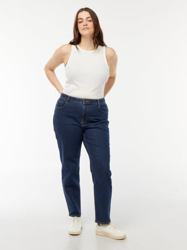 جينز Vaquero de tiro alto