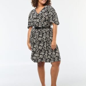 vestido-corto-con-manga-mariposa-negro-czx93_4_hd1 فستان Vestido corto mariposa