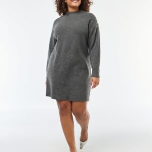 vestido-jersey-con-botones-decorativos-en-el-hombro-gris-eos53_3_hd1 فستان Vestido jersey decorativos