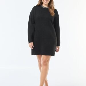 فستان Vestido grueso con strass