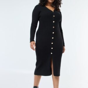 فستان Vestido de punto canalé