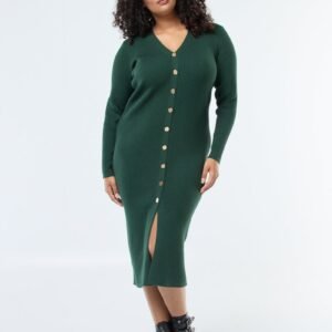 فستان Vestido de punto canalé