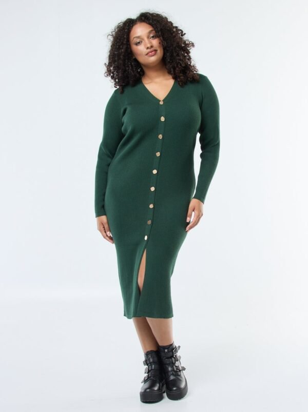 فستان Vestido de punto canalé