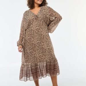 فستان Vestido estampado con lazada