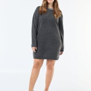 فستان Vestido grueso con strass