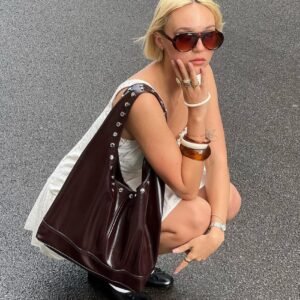 08989673717-p1 حقيبة Bolso Bershka tachas