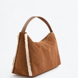 حقيبة Bolso suede borrego