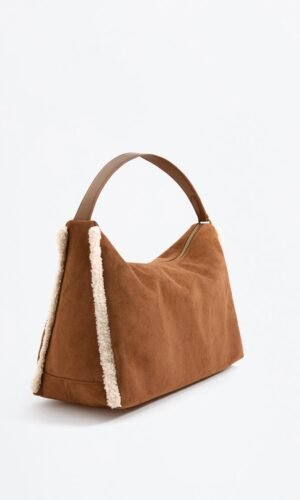 حقيبة Bolso suede borrego