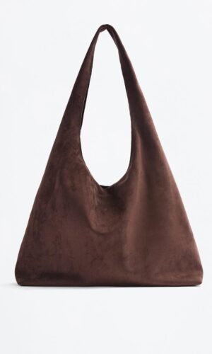 حقيبة Bolso shopper suede