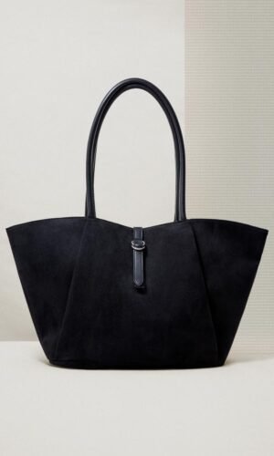 1432169004001-A7 حقيبة Bolso shopper suede cinturón