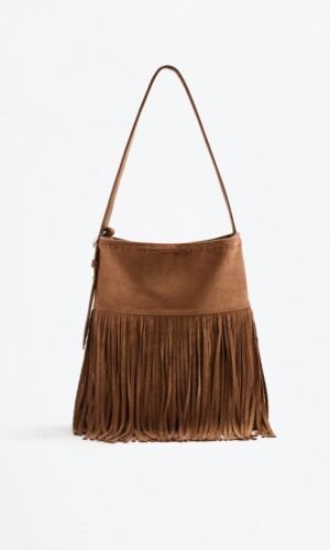 14911690704-A1 حقيبة Bolso bucket flecos