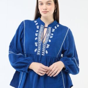 بلوزة Blusa de gasa fantasía