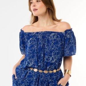 blusa-fluida-crepe-de-manga-corta-azul-ffb55_3_hd1 بلوزة Blusa fluida crepé