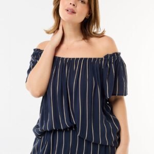 blusa-fluida-crepe-de-manga-corta-azul-ffb55_4_hd1 بلوزة Blusa fluida crepé