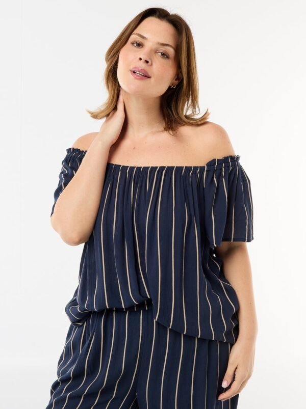 بلوزة Blusa fluida crepé