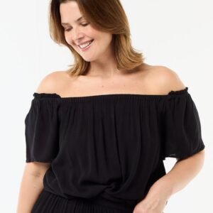 بلوزة Blusa fluida crepé