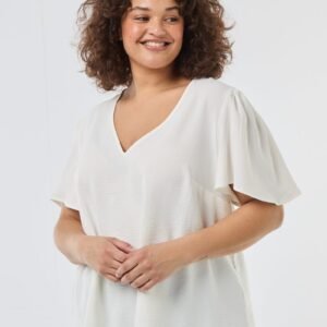 بلوزة Blusa fluida lisa