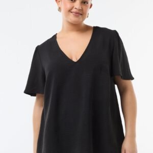 بلوزة Blusa fluida lisa