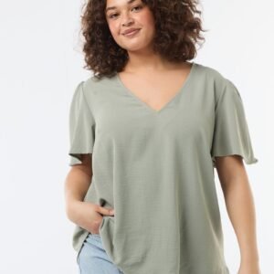 بلوزة Blusa fluida lisa