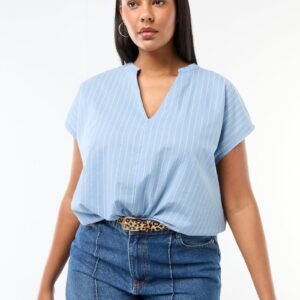 blusa-ligera-de-manga-corta-azul-ffb52_1_hd1 بلوزة Blusa ligera