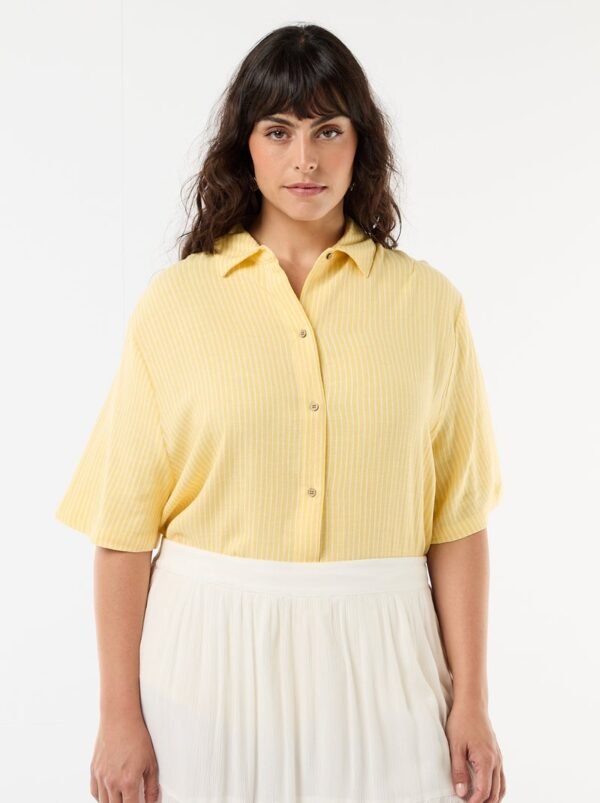 بلوزة Camisa de manga abotonada