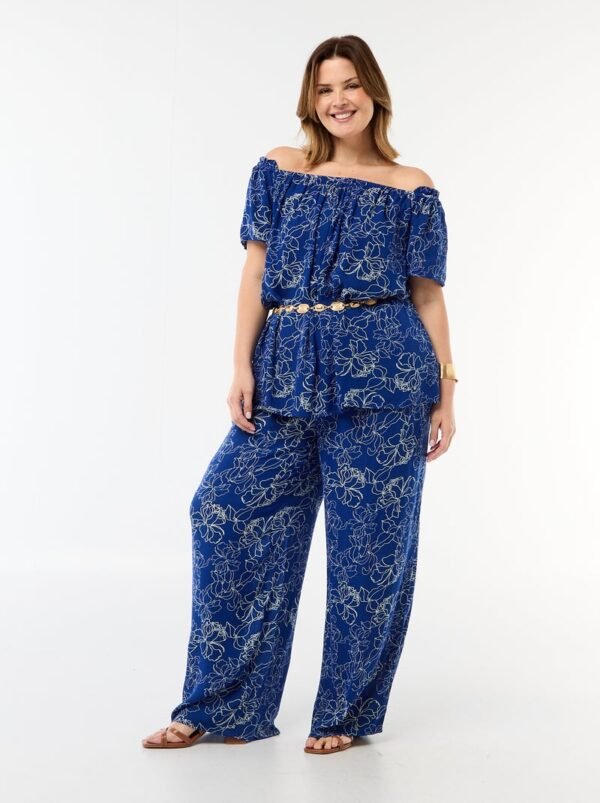 بنطلون Pantalón ancho de punto