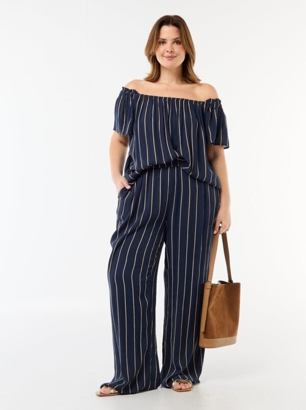 بنطلون Pantalón ancho de punto