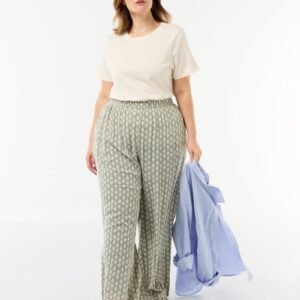 بنطلون Pantalón ancho de punto